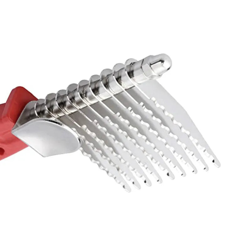 Stainless Steel Dog Pet Hair Grooming Comb Remove Groom Rake Brush Pet Accessories Comb Professional Cleaning Hair Trimmer Brush