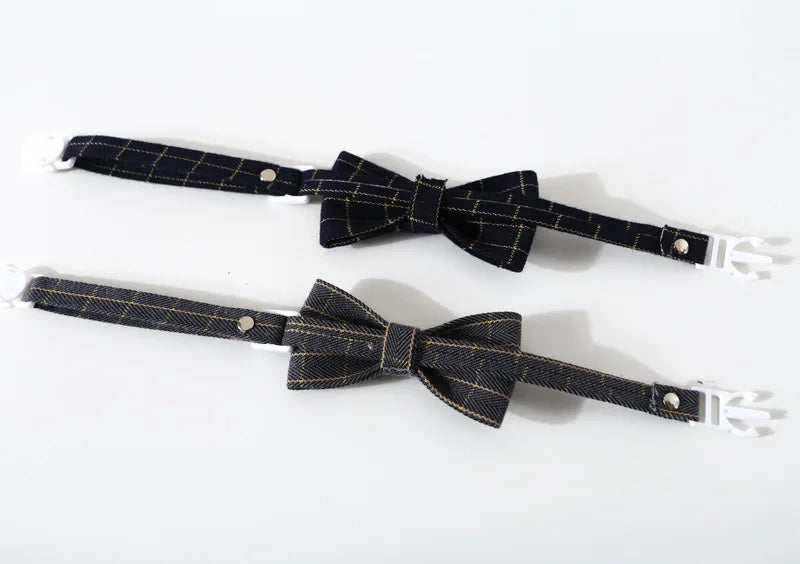 Adjustable Breakaway cat Collar with Bell kitten Cat Collars Cat Accessories Pet Supplies Puppy Bow Tie for Small Dogs