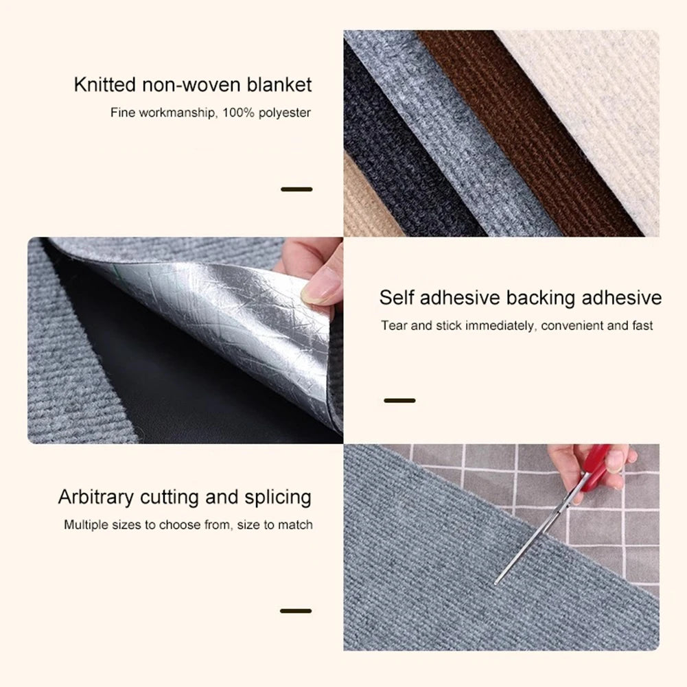 40*100cm Pet Cat Climbing Mat Wall Stickers Arbitrary Cutting Self-Adhesive Wall Cat Climbing Mat Cat Scratching Board Pet Toys