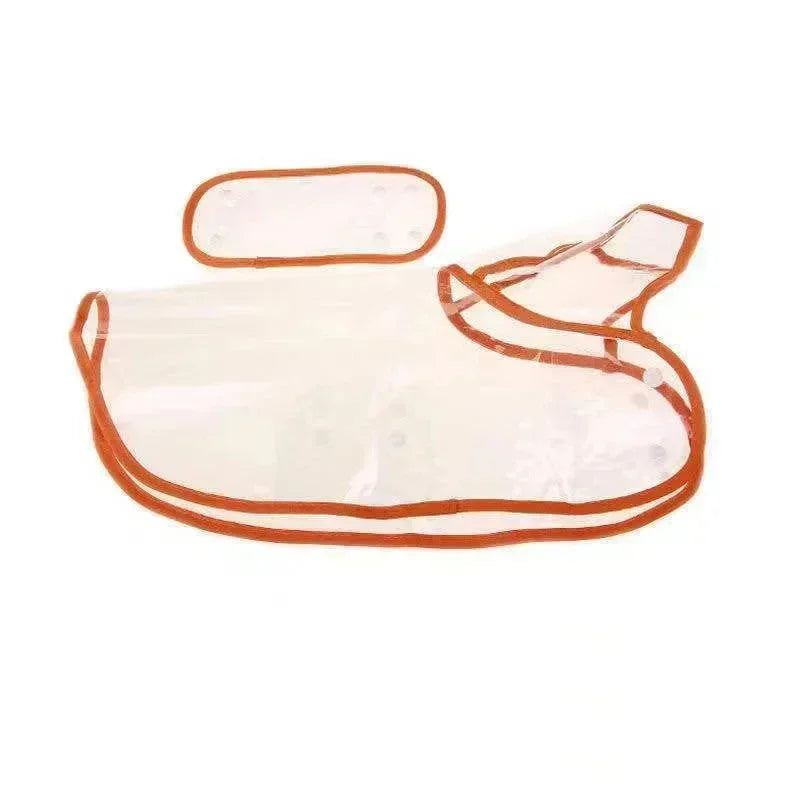 Waterproof Hooded Raincoat for Small Dogs - Soft PVC Puppy Poncho, Transparent & Stylish Pet Jacket