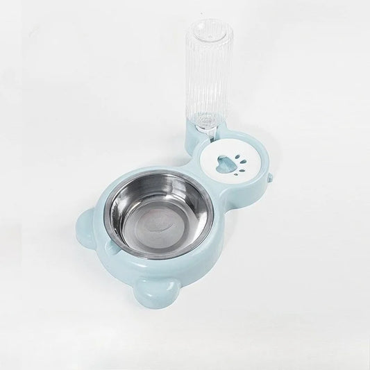 Pet Water Dispenser for Cats and Dogs  Automatic Water Storage Pet Food Bowl Food Container with Waterer Pet Supplies
