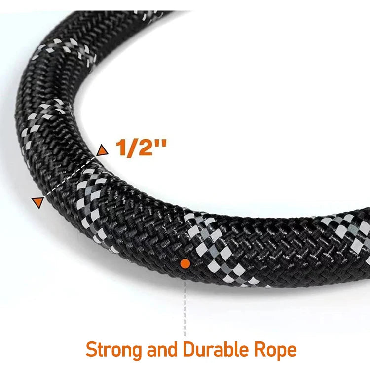 Double Strap for Dogs Lead Retractable Dog Leash for Big Strong Dog Pet Reflective Leash for Small Medium Dog Leash