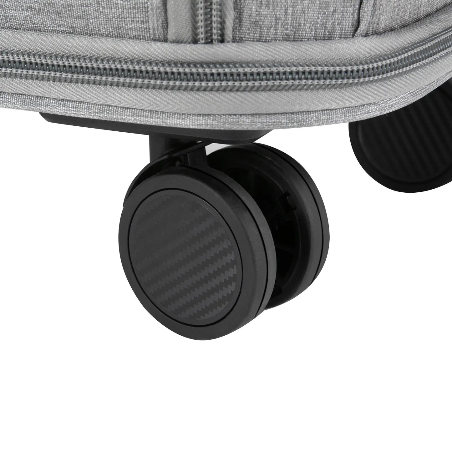 Double-Compartment Pet Rolling Carrier Cat Carrier w/Wheels Ventilated Design Pet Trolley Bag for 2 Pets Traveling, Camping