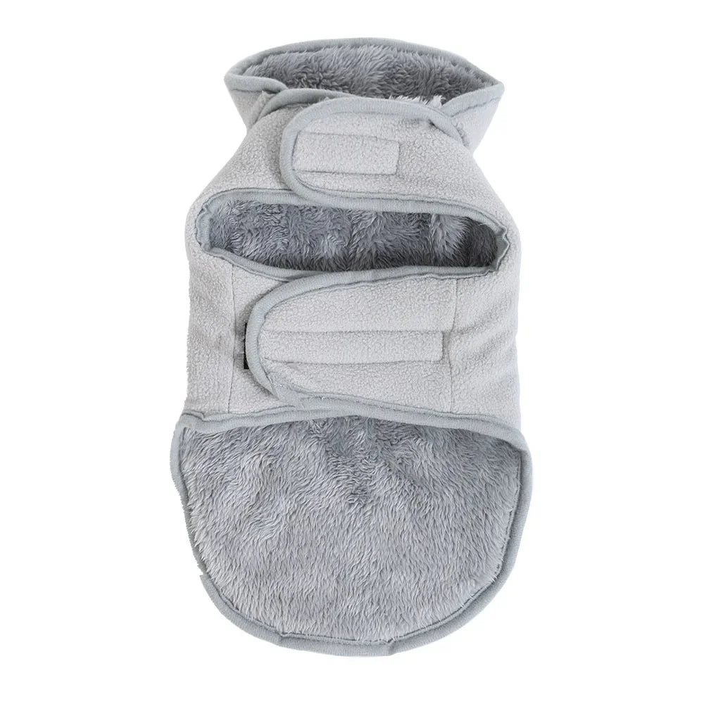 Pet Cat Clothes Fleece Reversible Jacket Sweater For Cats Dogs Soft Fleece Winter Warm Kitten Puppy Padded Vest Apparel Costume