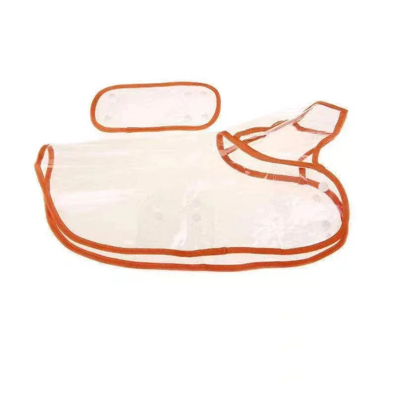 Waterproof Hooded Raincoat for Small Dogs - Soft PVC Puppy Poncho, Transparent & Stylish Pet Jacket