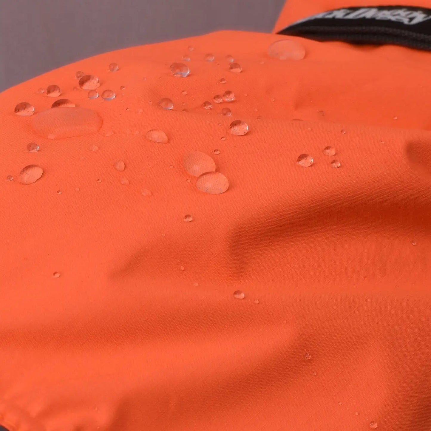 Small Waterproof Dog Coat - Warm Adjustable Drawstring Vest for Pets (Orange, Size L)