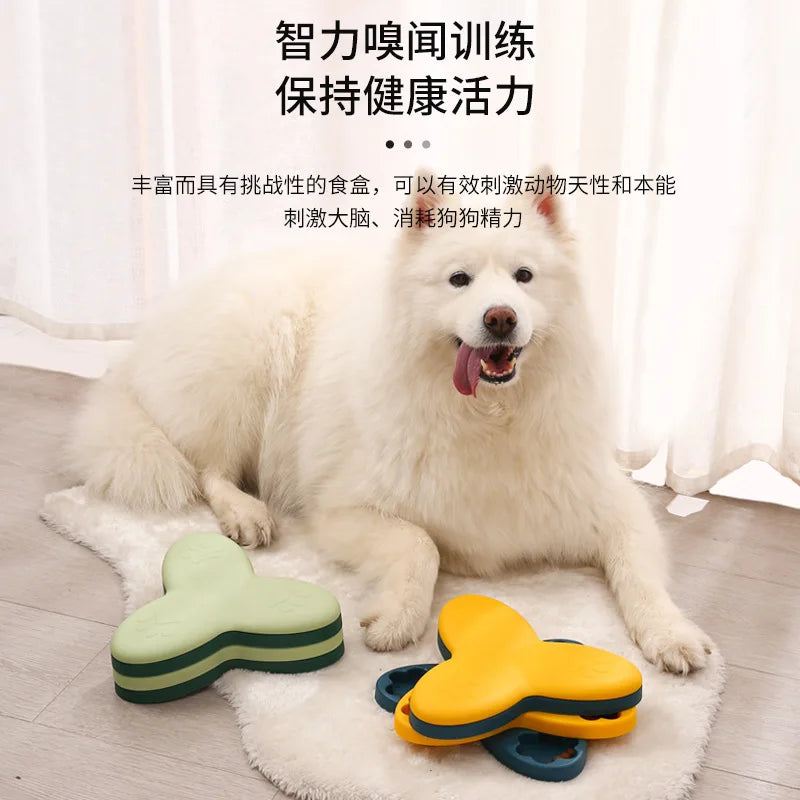 Dog Puzzle Toys Slow Feeder Interactive Increase IQ Food Dispenser Non-Slip Slowly Eating Bowl Cat Dogs Food Games