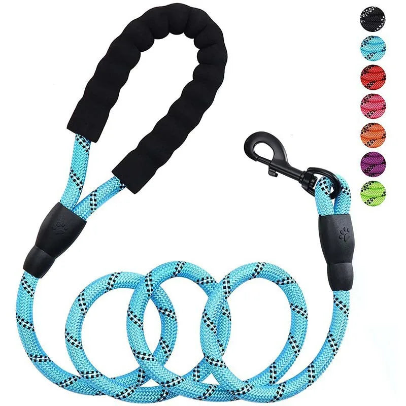 Double Strap for Dogs Lead Retractable Dog Leash for Big Strong Dog Pet Reflective Leash for Small Medium Dog Leash