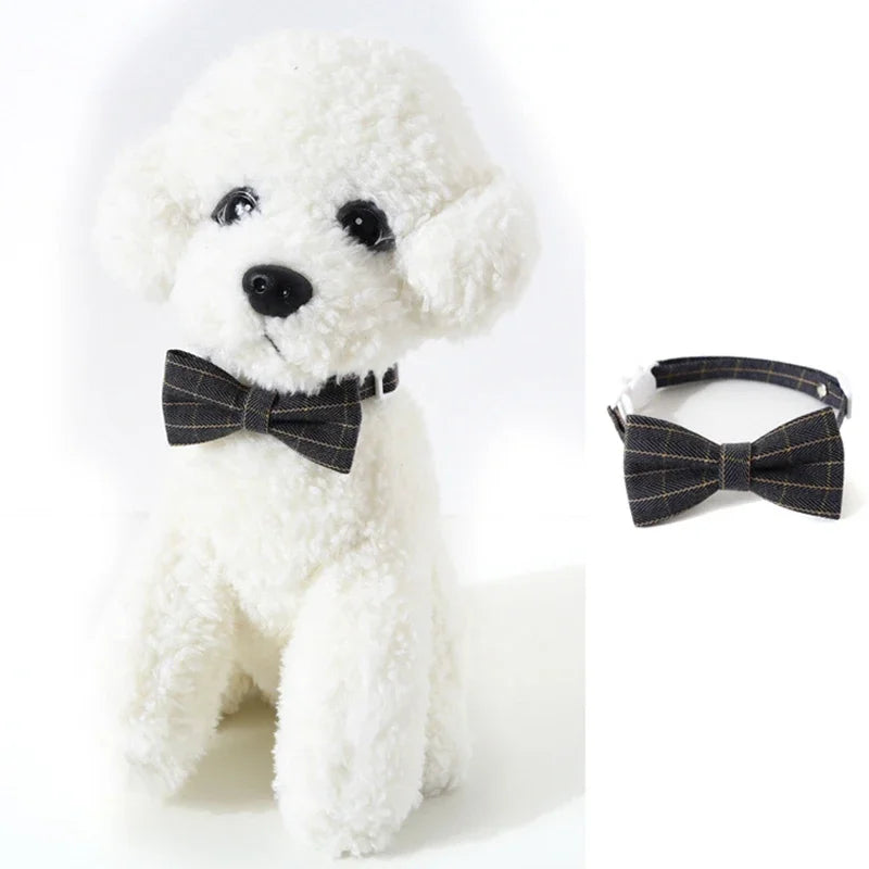 Adjustable Breakaway cat Collar with Bell kitten Cat Collars Cat Accessories Pet Supplies Puppy Bow Tie for Small Dogs