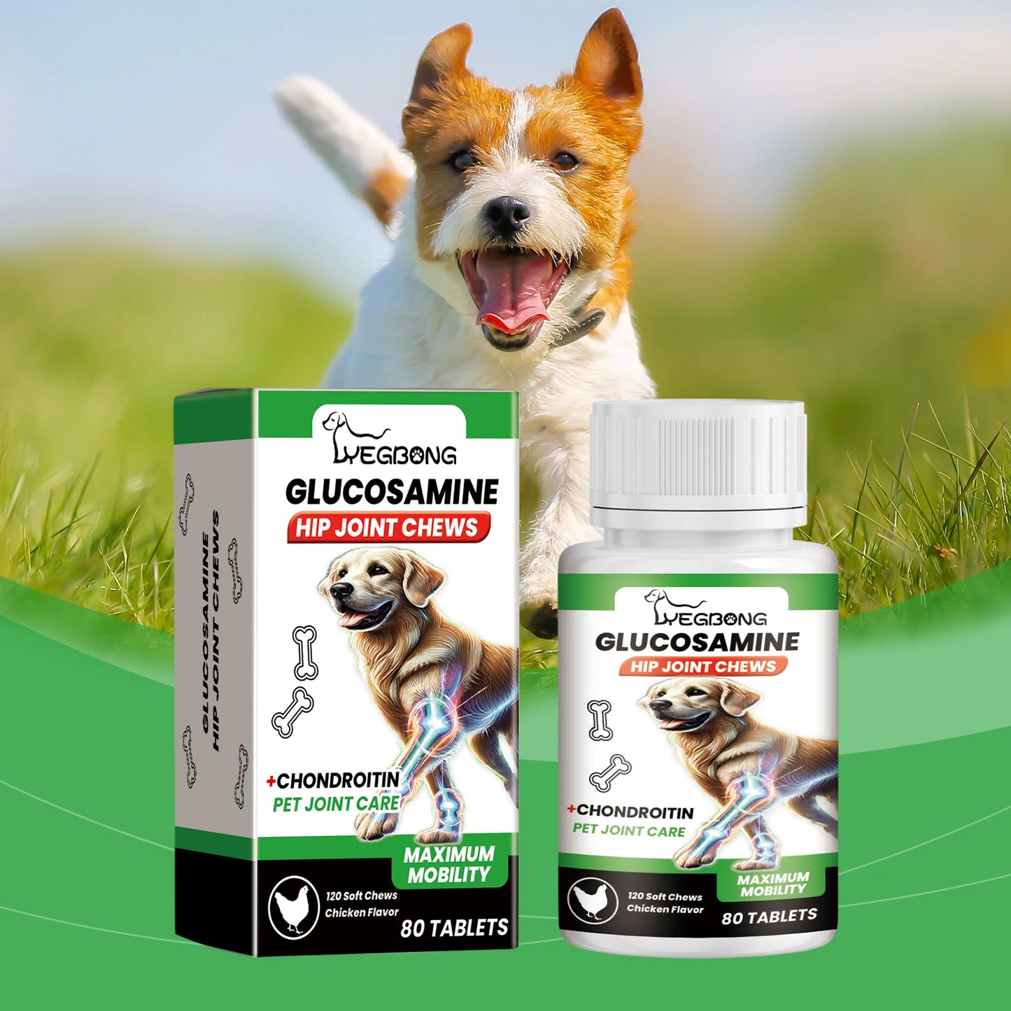 Pet Joint Chews Effectively Alleviating Joint Discomfort Enhance Vitality Deeply Nourish Cartilage Tissue Dog Joint Care Tablets