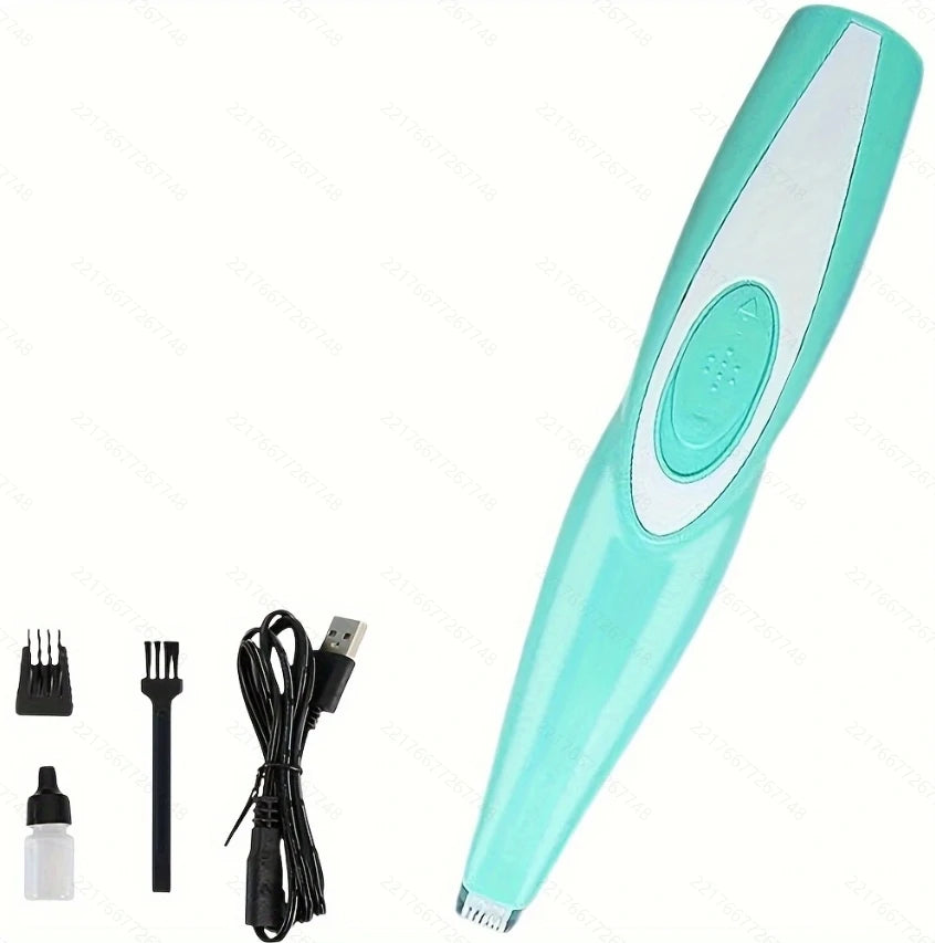 Dog Clippers Grooming Kit Hair Clipper-Low Noise Paw Trimmer- Rechargeable - Quiet Nail Grinder Shaver for Cats and Other Pets ﻿