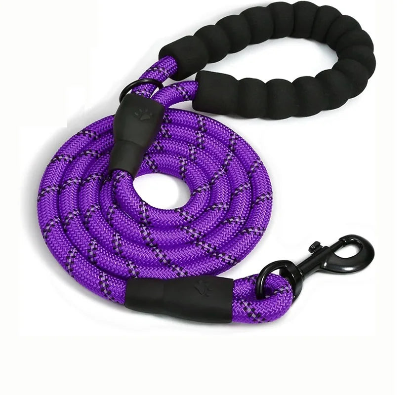 Double Strap for Dogs Lead Retractable Dog Leash for Big Strong Dog Pet Reflective Leash for Small Medium Dog Leash