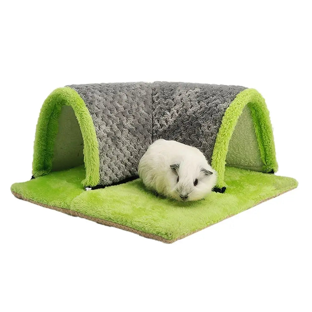 Warm Guinea Pig Hideout Tunnel Bed, Soft Removable Guinea Pig Tunnels And Tubes for Cage, Guinea Pig Hides Fleece For Rat, Sturd
