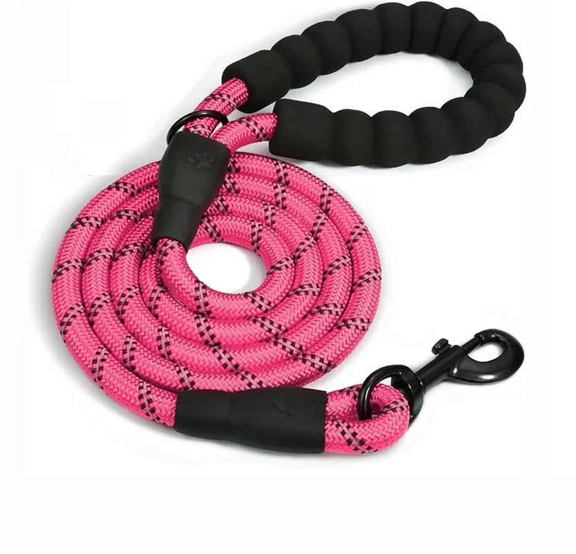 Double Strap for Dogs Lead Retractable Dog Leash for Big Strong Dog Pet Reflective Leash for Small Medium Dog Leash