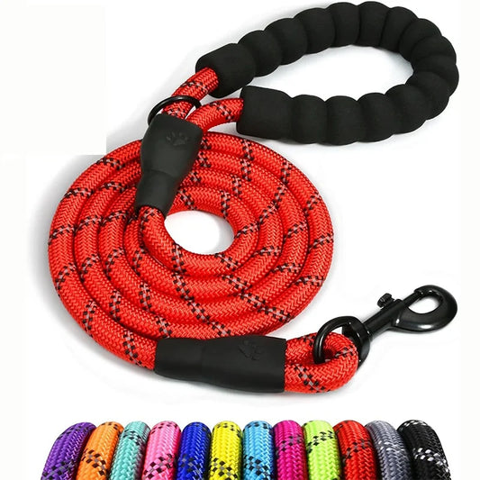 Double Strap for Dogs Lead Retractable Dog Leash for Big Strong Dog Pet Reflective Leash for Small Medium Dog Leash